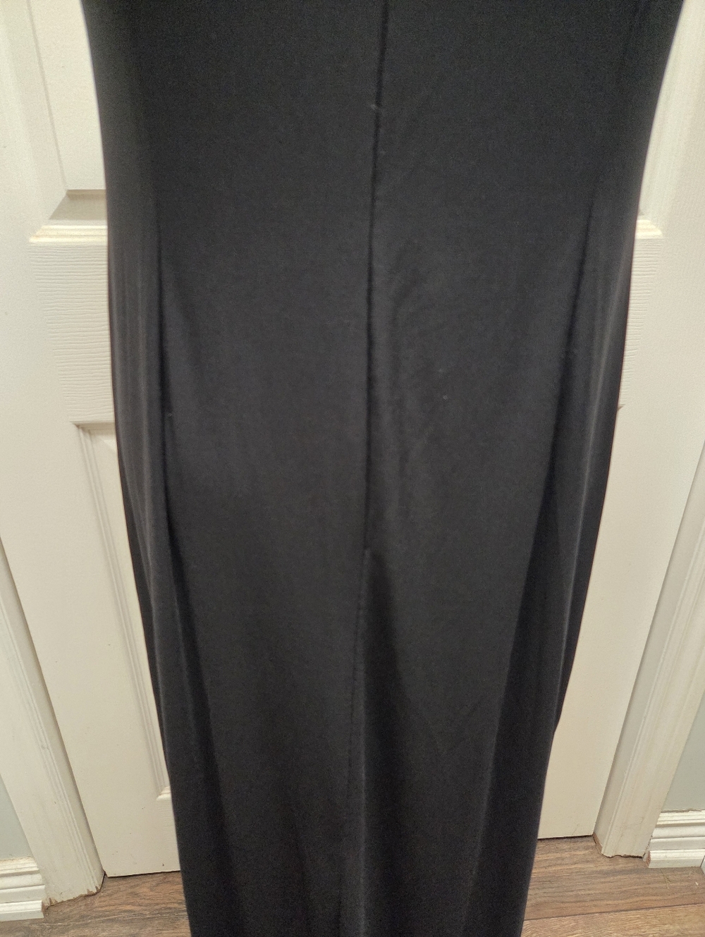 Floor Length Halter Dress with Mermaid Mosaic Eyecatching Front Panel - Picture 5 of 11